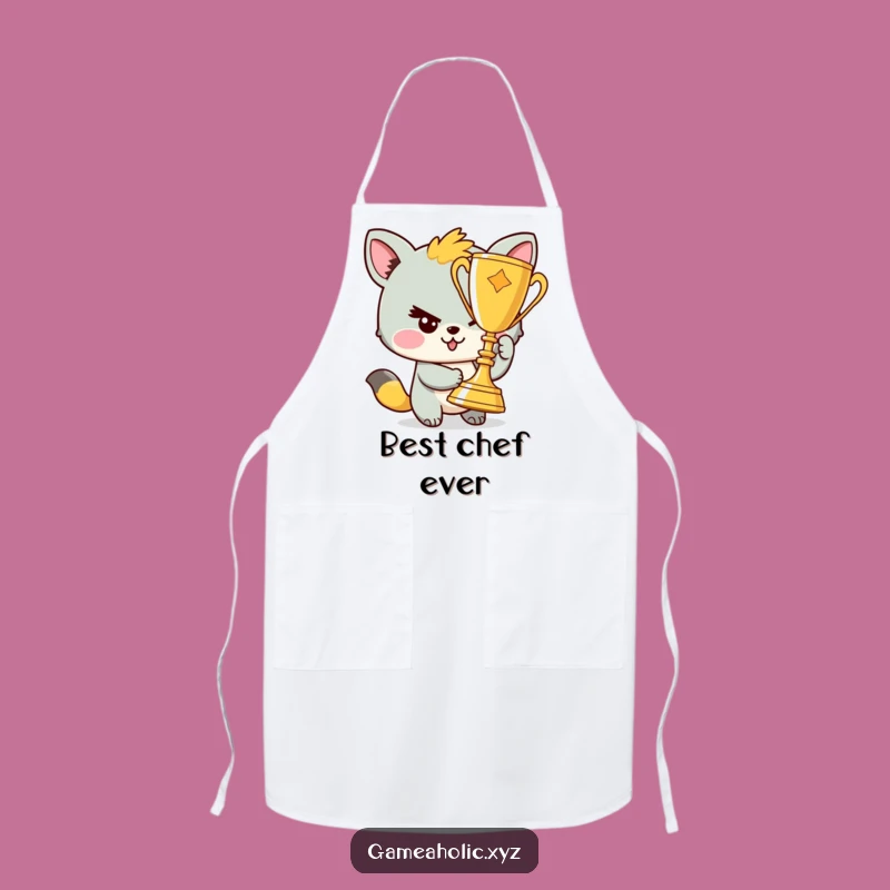 Funny Animal Trophy Winner Apron: Cook Up a Storm with Victory