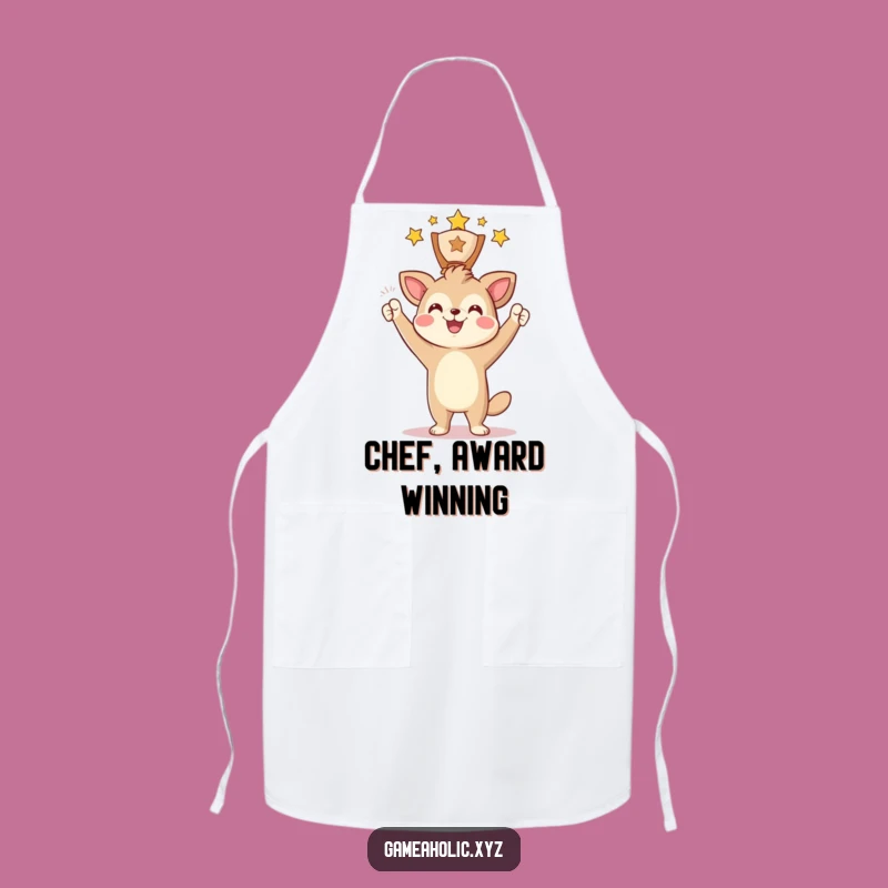 Funny Award Winner Animal Apron: Cook with Triumphant Humor