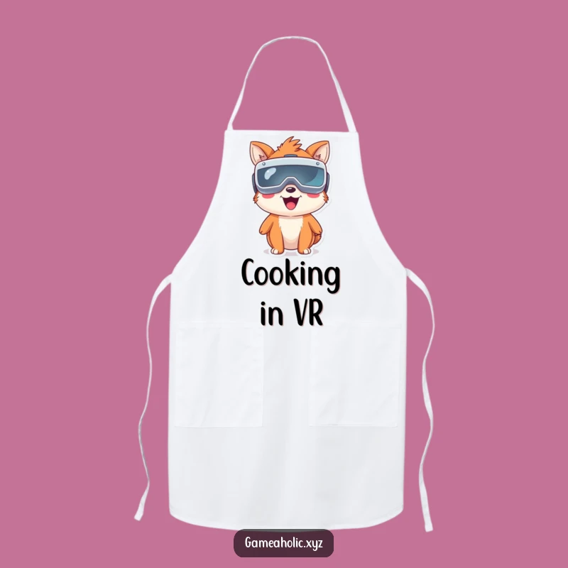 Funny VR Animal Apron: Happy Tech Kitchen Apron, Great Funny Gift