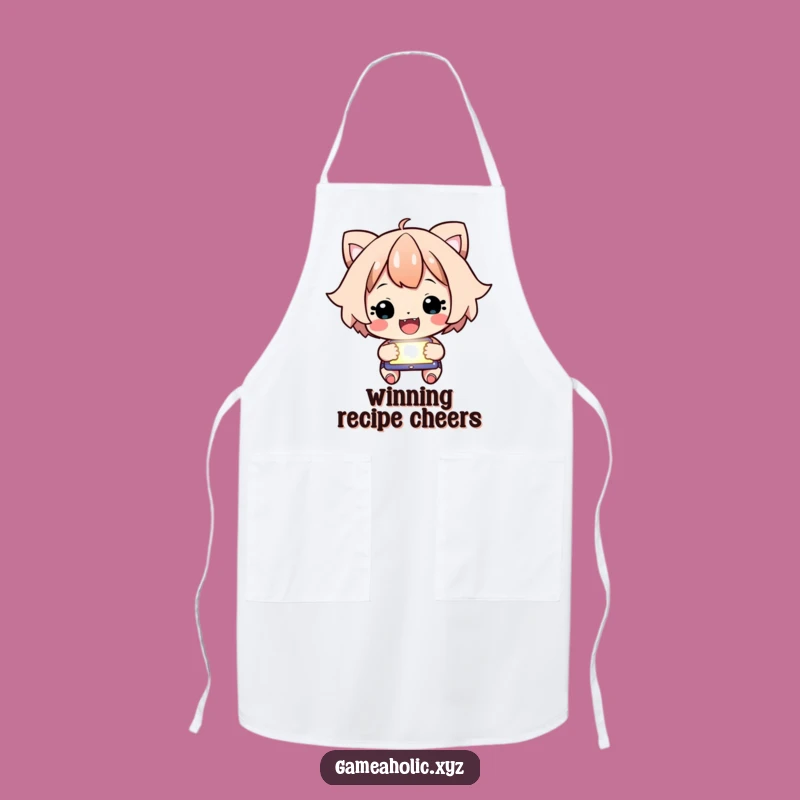 Funny Focused Character Apron - Cheering Kitchen Gear, Gift for Cooks!