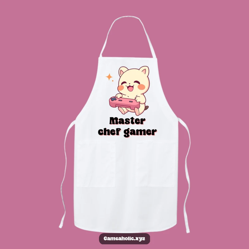 Funny Gamer Creature Apron - Joyful Kitchen Gear, Gift for Cooks!