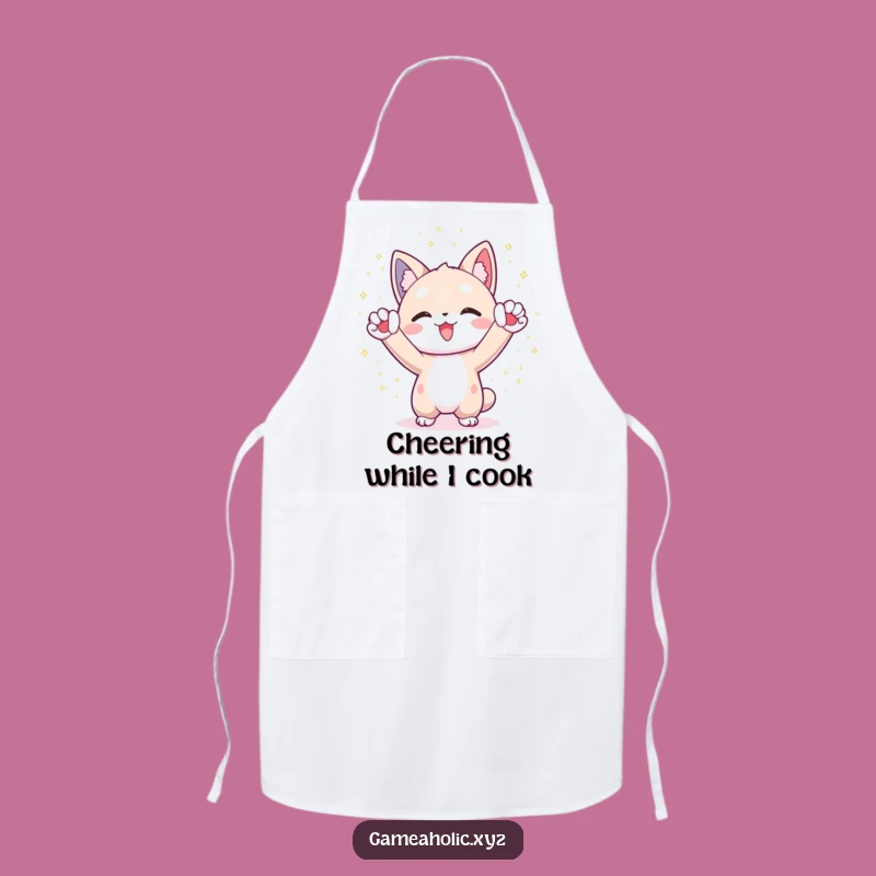 Funny Party Apron: Cheerful Character Kitchen Gift