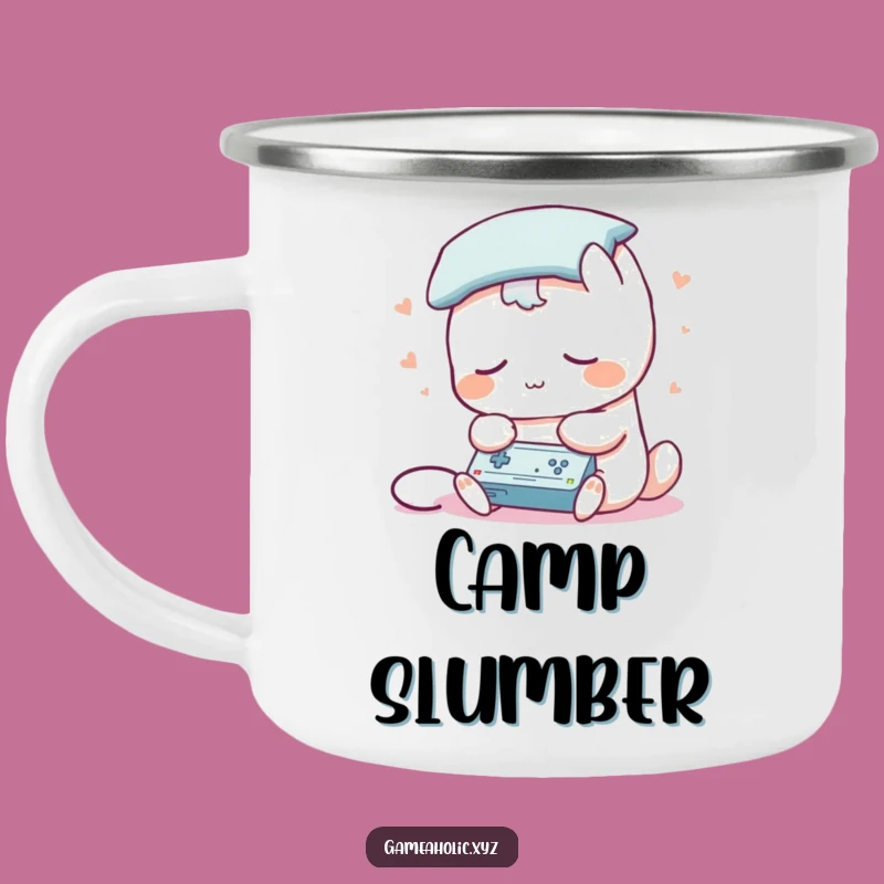 Funny Sleepy Explorer Mug: Gaming Adventures, Pillow Head Fun, Ideal Funny Gift