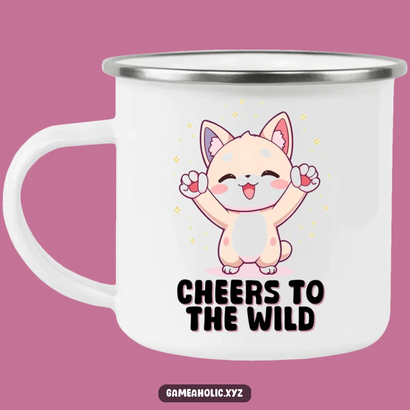 Funny Adventure Mug: Cheerful Character Outdoor Gift