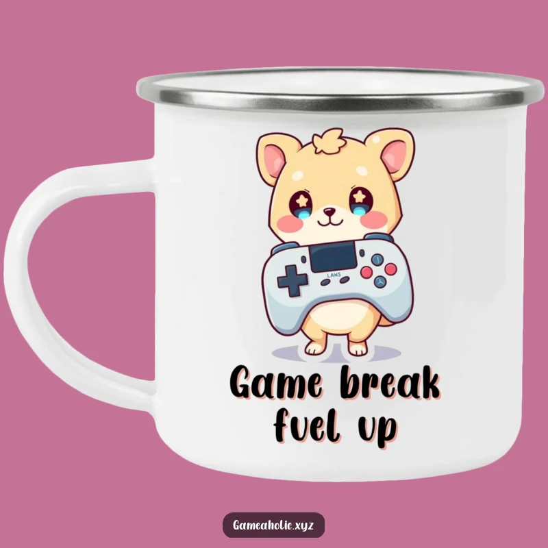 Funny Gamer Animal Camping Mug: Your Hilarious Companion for Outdoor Gaming Sessions