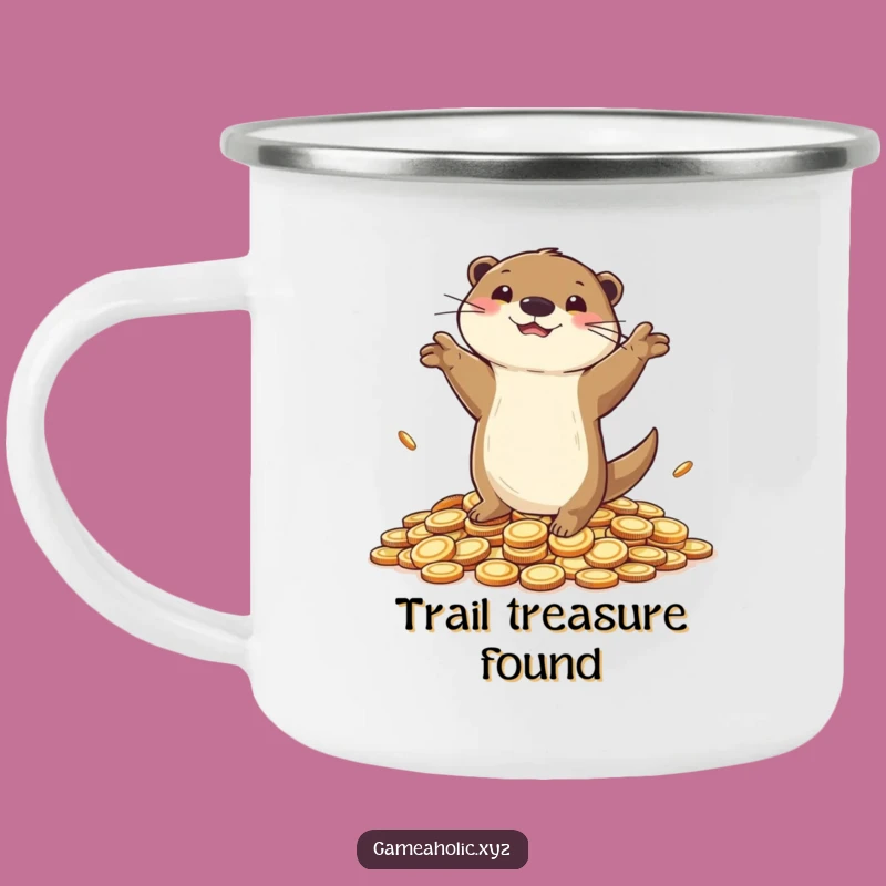 Funny Otter Victory Camping Mug - Adventure Success Gift