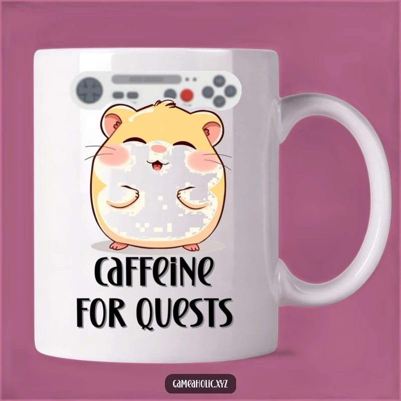 Funny Hamster Gamer Mug: Gaming Bliss Hamster Perfect Gift for Players