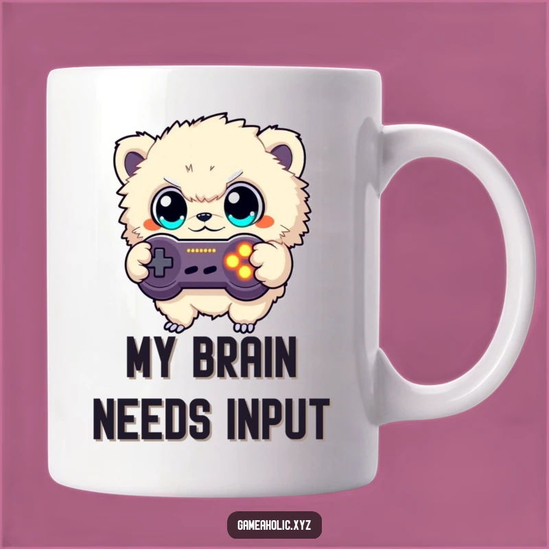 Funny Gamer Creature Mug: Button Masher's Delight, Perfect Funny Gift for Gamers