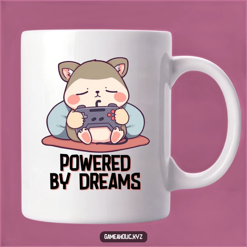 Funny Gamer Mug: Sleeping Animal Controller, Perfect Funny Gift for Relaxed Gamers