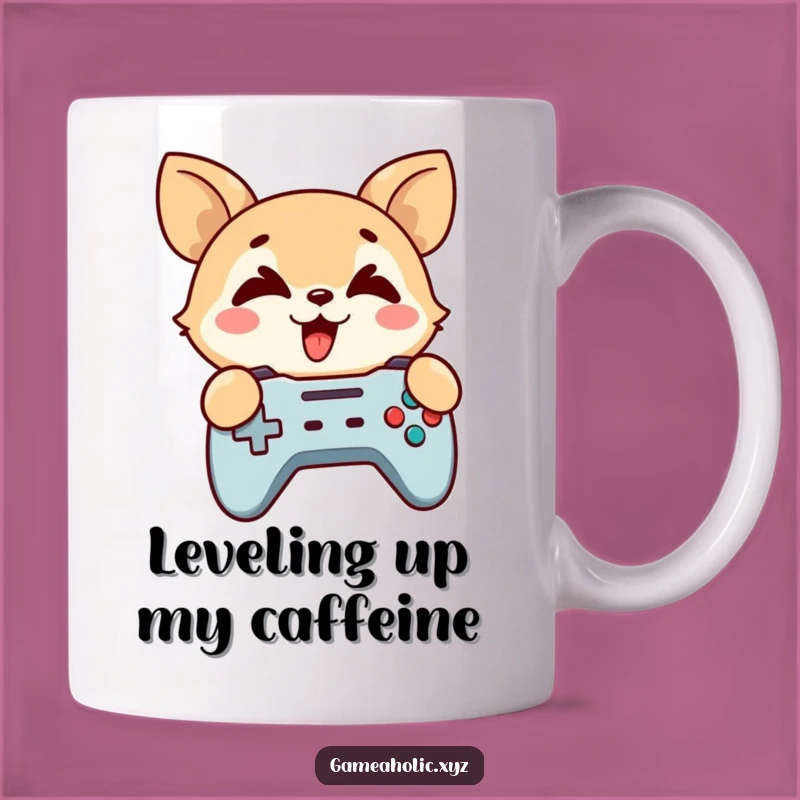 Funny Gaming Animal Mug - Cross-Eyed Fun Controller Gift