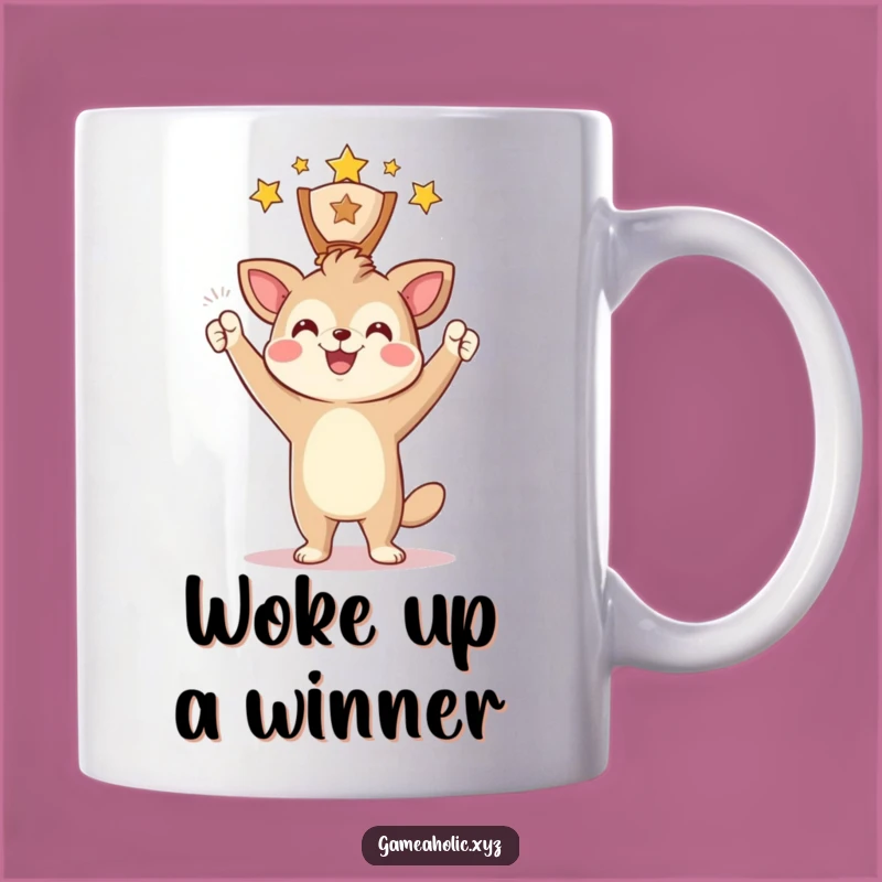 Funny Award Winner Animal Mug: Celebrate Victory with Humorous Art