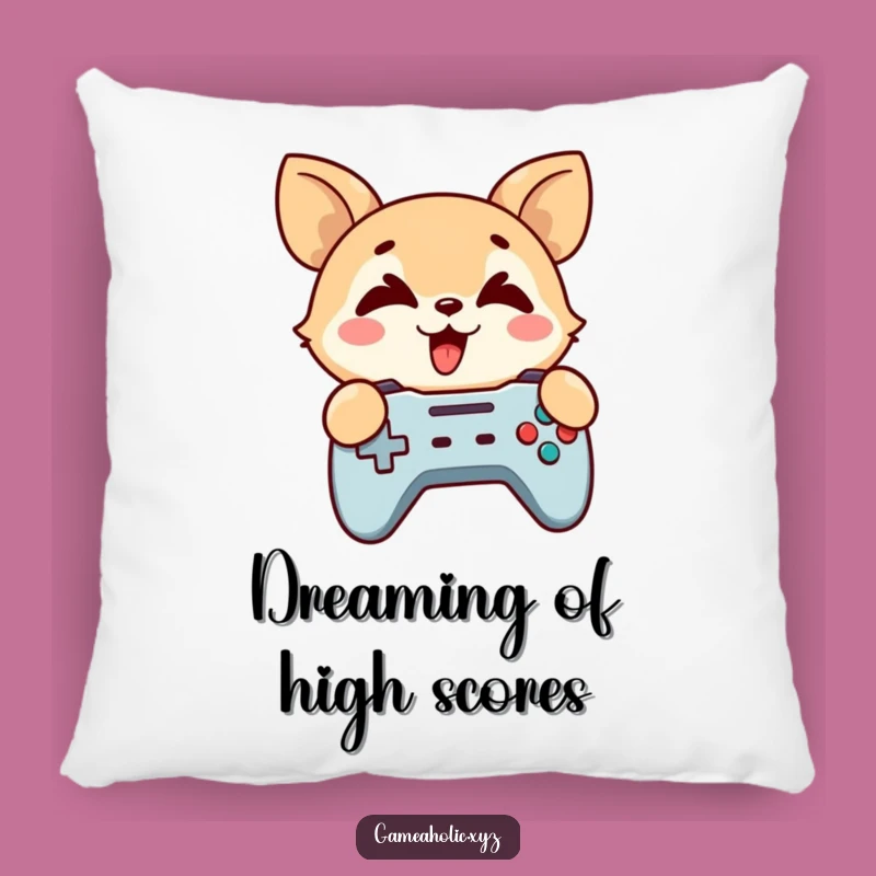 Funny Gaming Animal Pillow - Cozy Cross-Eyed Comfort for Gamers