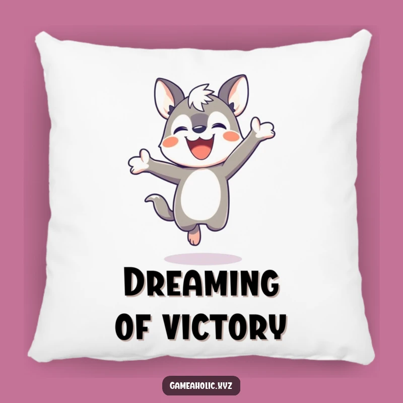 Funny Champion Pillow: Cozy Animal Character Cushion for Winning Moments
