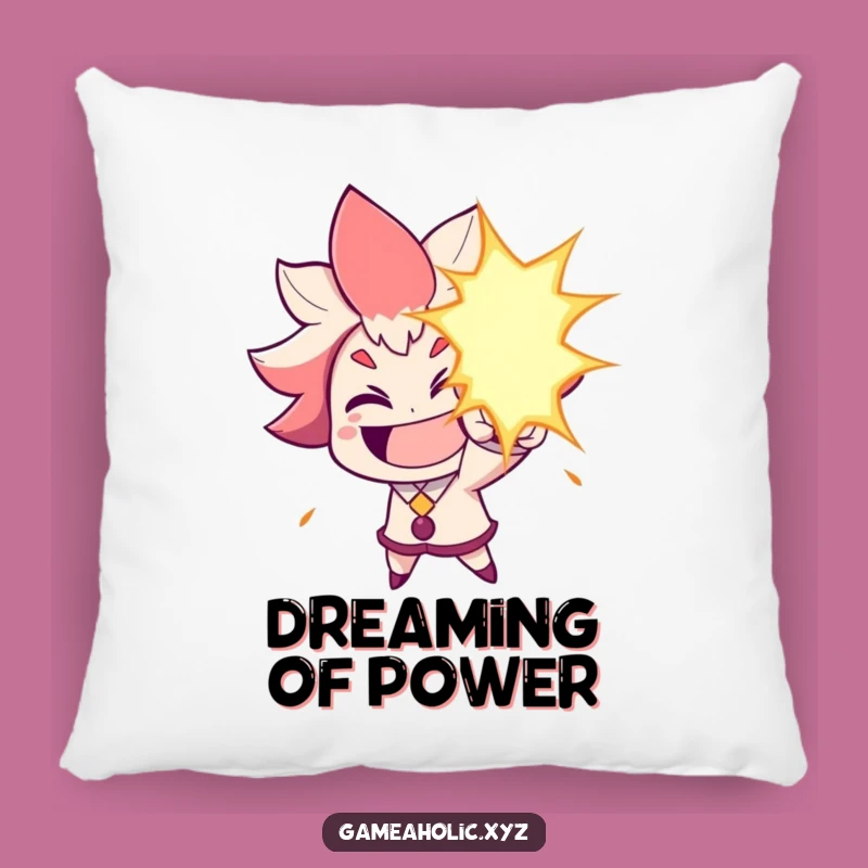 Funny Energy Blast Pillow: Comfy Humor Character Cushion Gift