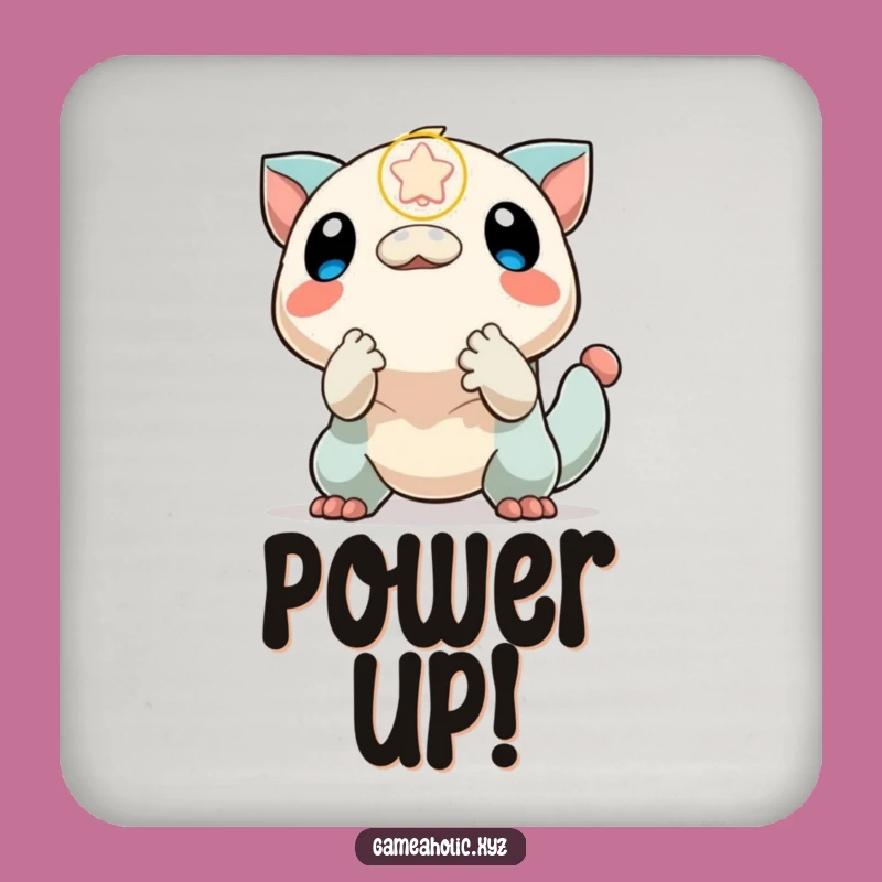 Funny Coasters: Creature Grabs Power-Up, Set of Funny Gifts