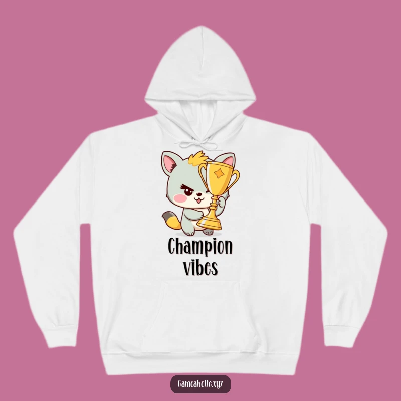 Cozy Funny Animal Trophy Winner Hoodie: Warmth Meets Mischief