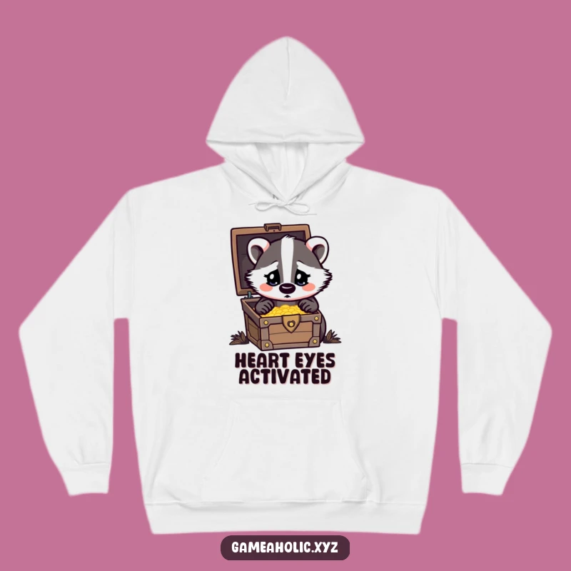 Funny Badger Hoodie: Cozy Creature, Treasure Love, Warm Gift