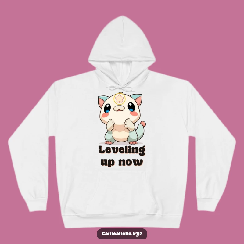 Funny Hoodie: Creature Chasing Power-Up, Cozy Funny Gift for Gamers
