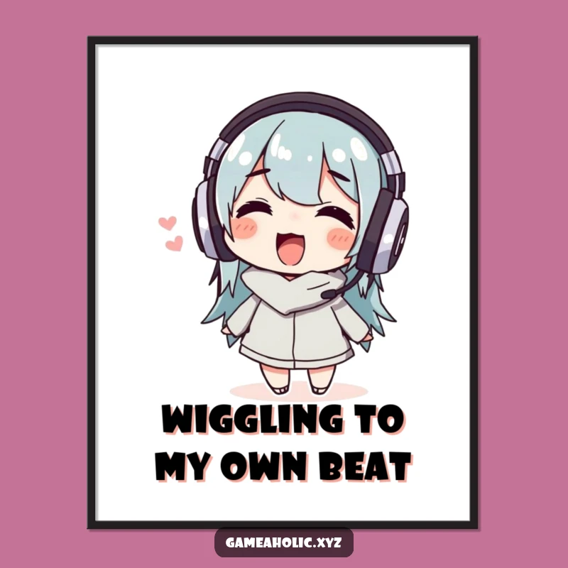 Free Printable Wall Art: Music Is Life! Humorous Downloadable Art for Auditory Enthusiasts.