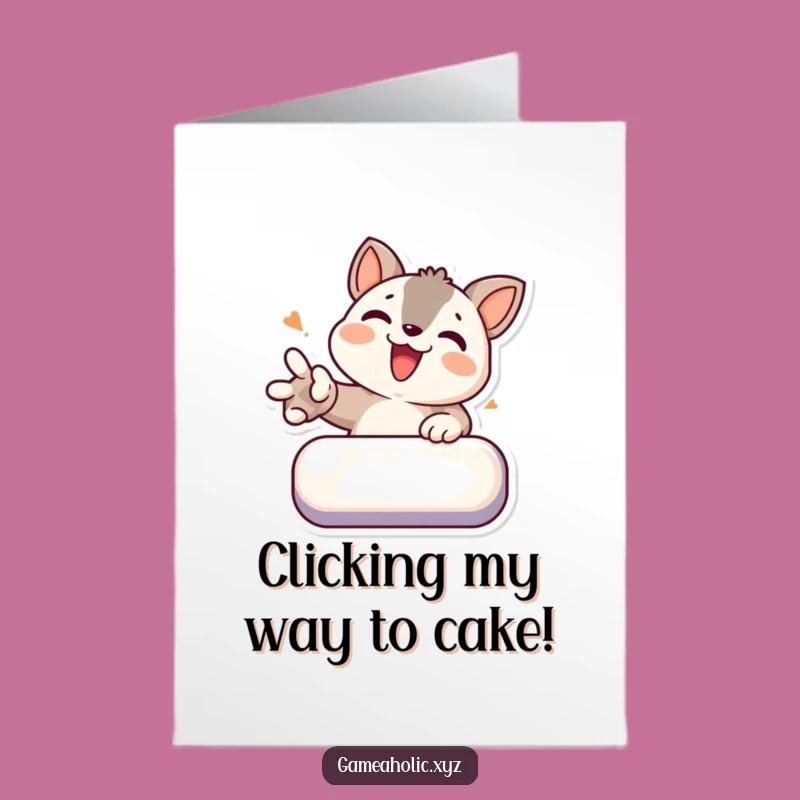 Free Printable Funny Birthday Card: Smash That Button Animal, Hilarious Downloadable Gift!