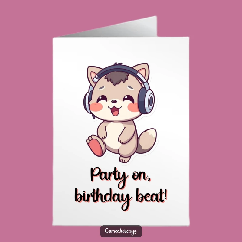 Free Printable Funny Music Animal Birthday Card - Groovy Downloadable Greeting