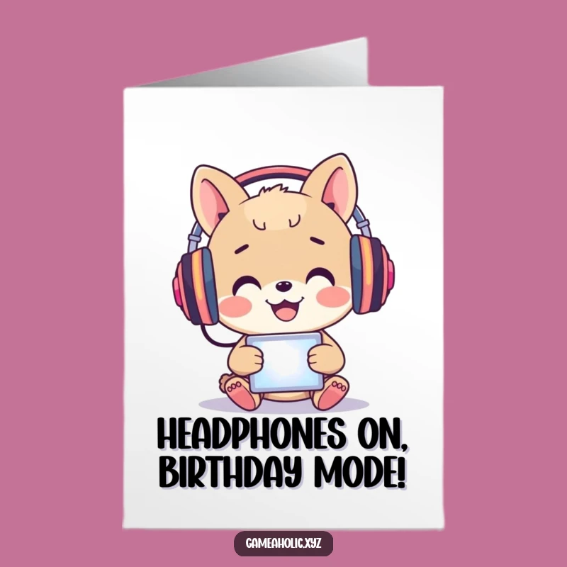 Immersive Fun Free Printable Birthday Card - Happy Animal Downloadable Gift