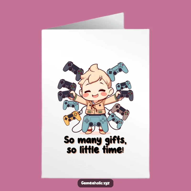 Free Printable Birthday Card: Controller King, Perfect Birthday Downloadable Gift!