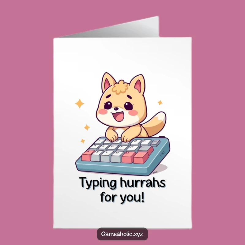 Speedy Success Free Printable Congrats Card - Energetic Animal Downloadable Greeting