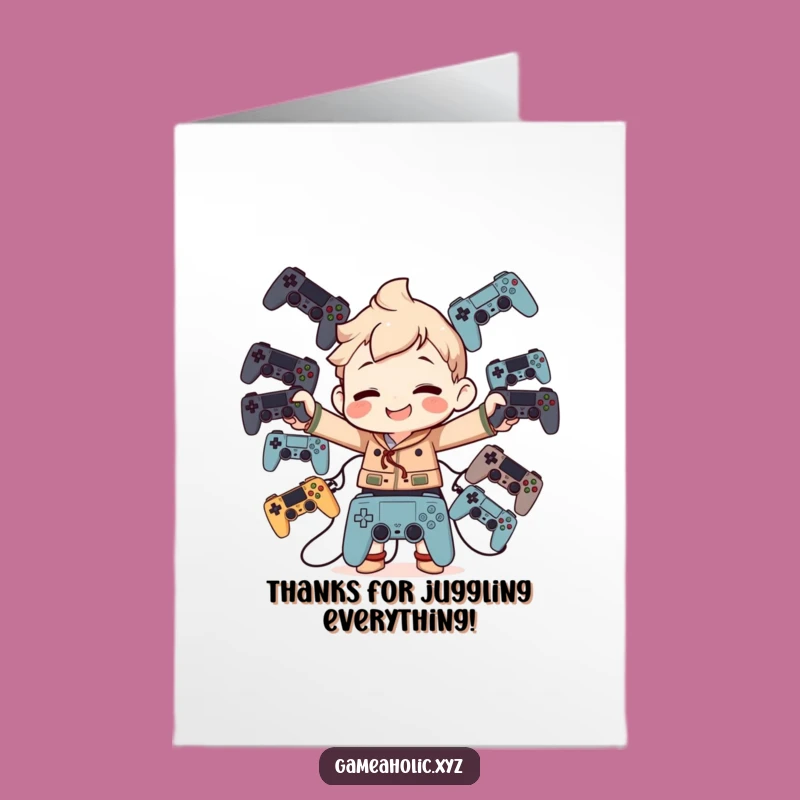 Free Printable Thank You Card: Goofy Controller Gratitude, Fun Downloadable Gift!