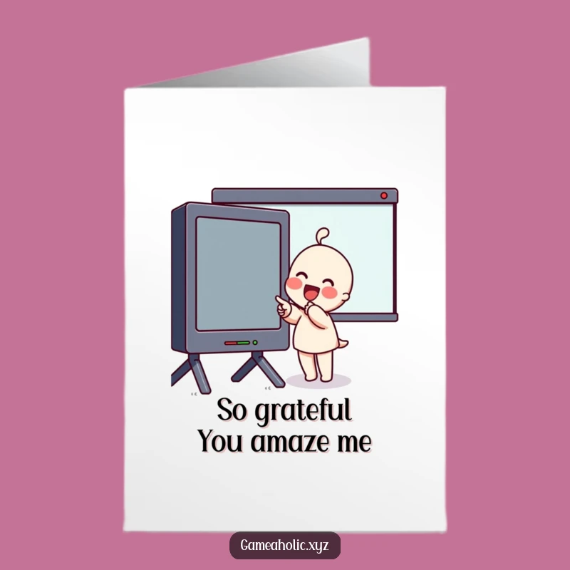 Free Printable Thank You Card: Your Amazing! Humorous Downloadable Gift for Appreciation.