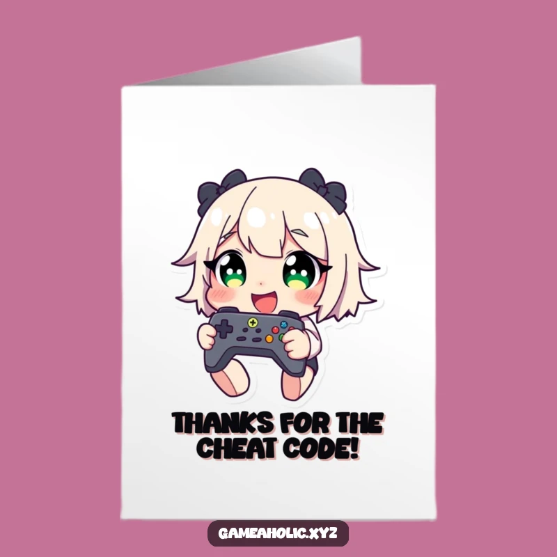 Free Printable Thank You Card: Giggling Gamer's Gratitude!