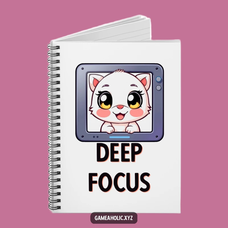 Funny Notebook: Happy Eyed Creature, Screen Focus, Gaming Ideas Gift
