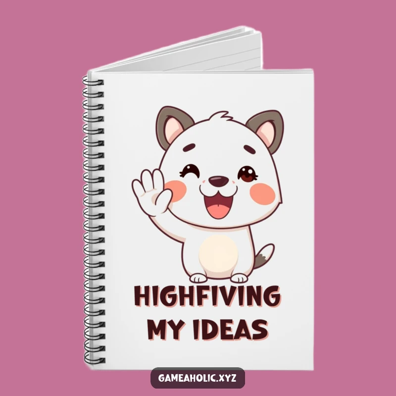 Funny Virtual High Five Notebook: Jot Down Your Best Ideas with Cheer!