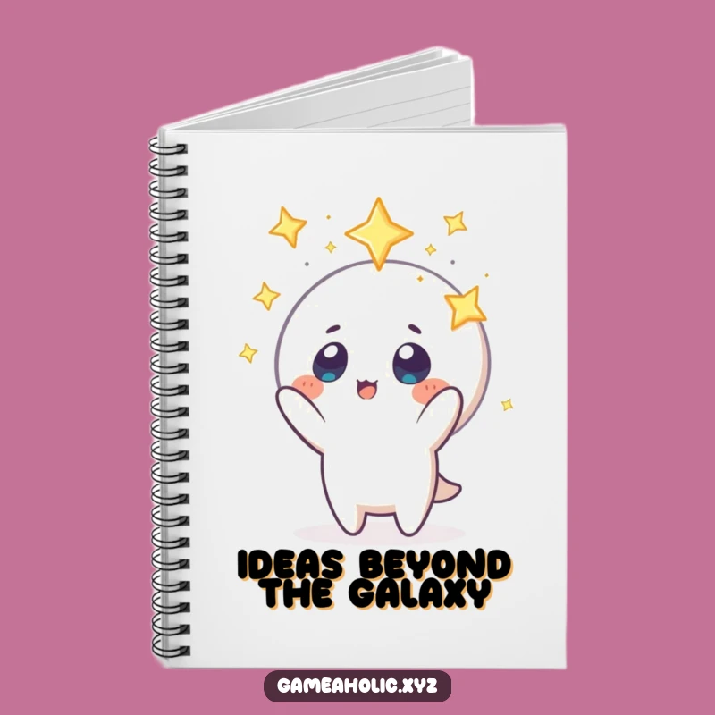 Funny Goal Getter Notebook: Character Reaching for Icon, Journaling Gift