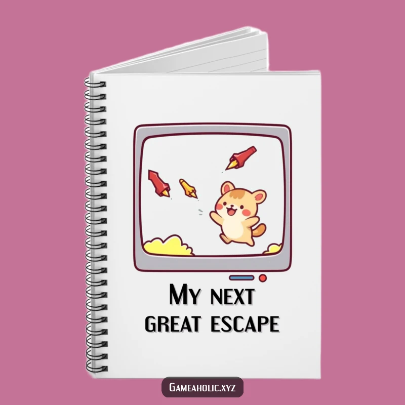 Funny Notebook: Gamer Animal Dodging Ideas, Perfect for Jotting Down Wins