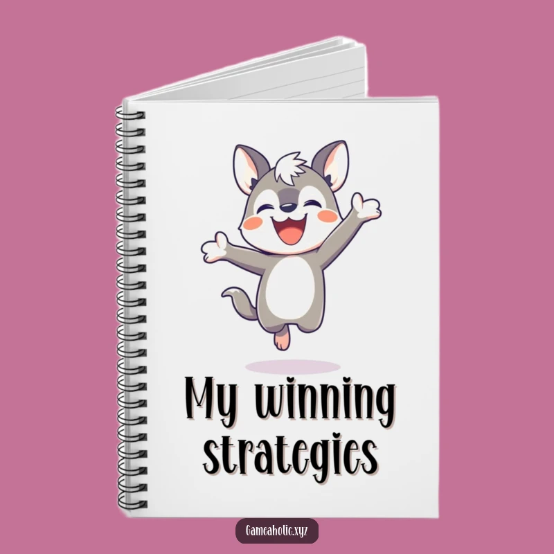 Funny Winner's Notebook: Animal Character Journal for Game Strategy and Ideas
