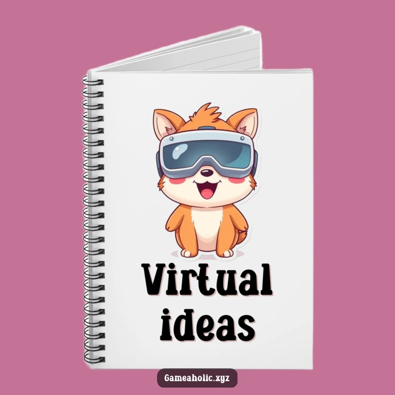VR Animal Notebook: Funny Happy Journal for Virtual Ideas