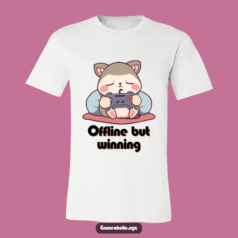 Funny Gaming T-Shirt: Sleepy Animal Controller Design, Ultimate Funny Gift
