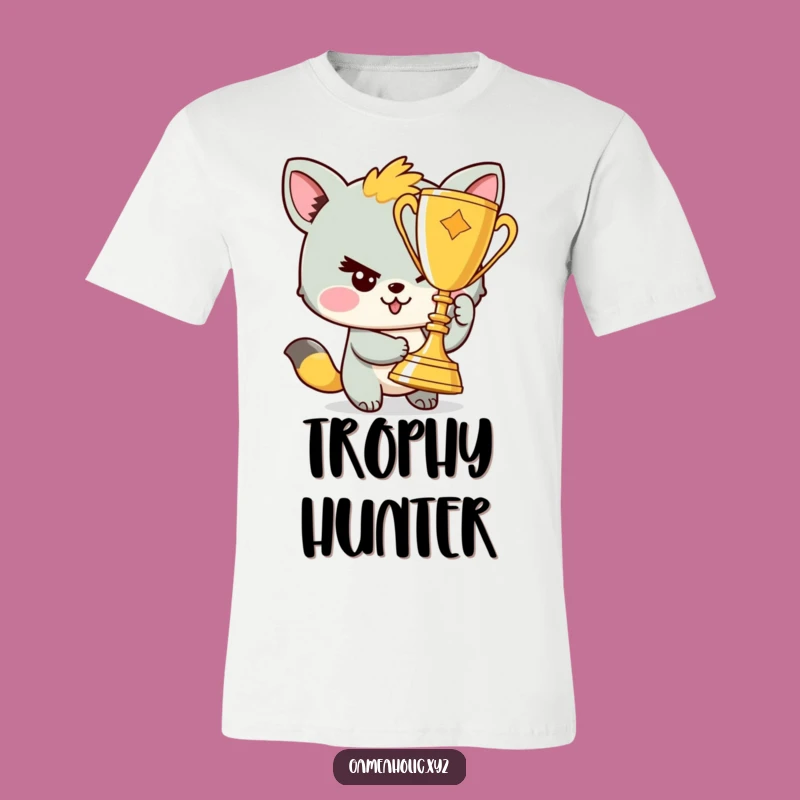 Funny Mischievous Animal Trophy Winner T-Shirt: A Victorious Tee