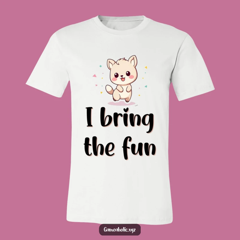 Funny Playful Animal T-Shirt: Wear Your Fun with Confetti