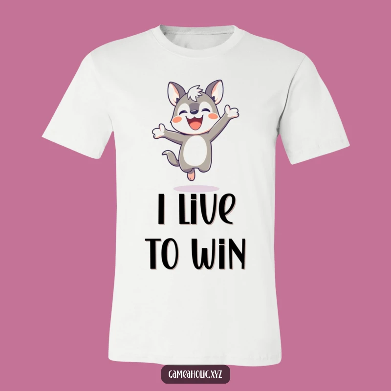 Funny Victory Tee: Animal Character Shirt for Game Winners and Joyful Celebrations