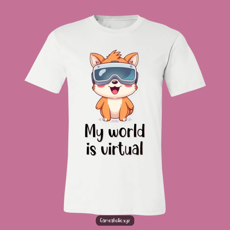 Funny VR Animal Tee: Happy Gamer Shirt, Ideal Funny Gift