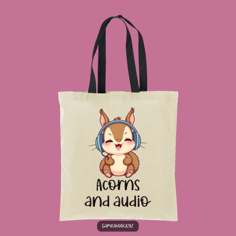 Funny Squirrel Screen Time Tote Bag - Carry Your Focus