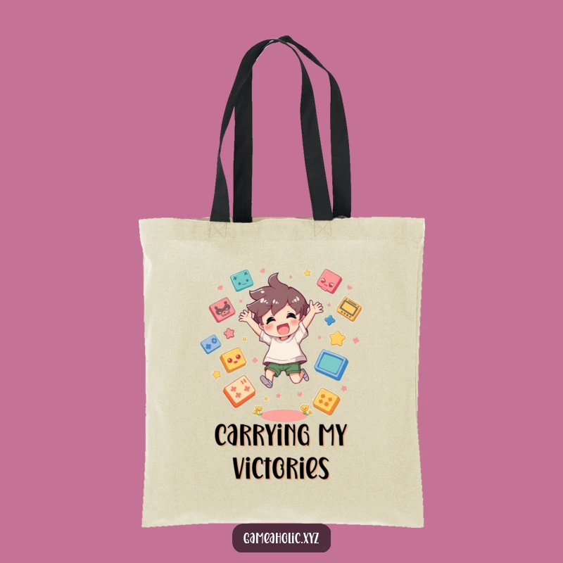 Funny Gamer Tote Bag: Carry Your Loot in Style, Great Gamer Gift!