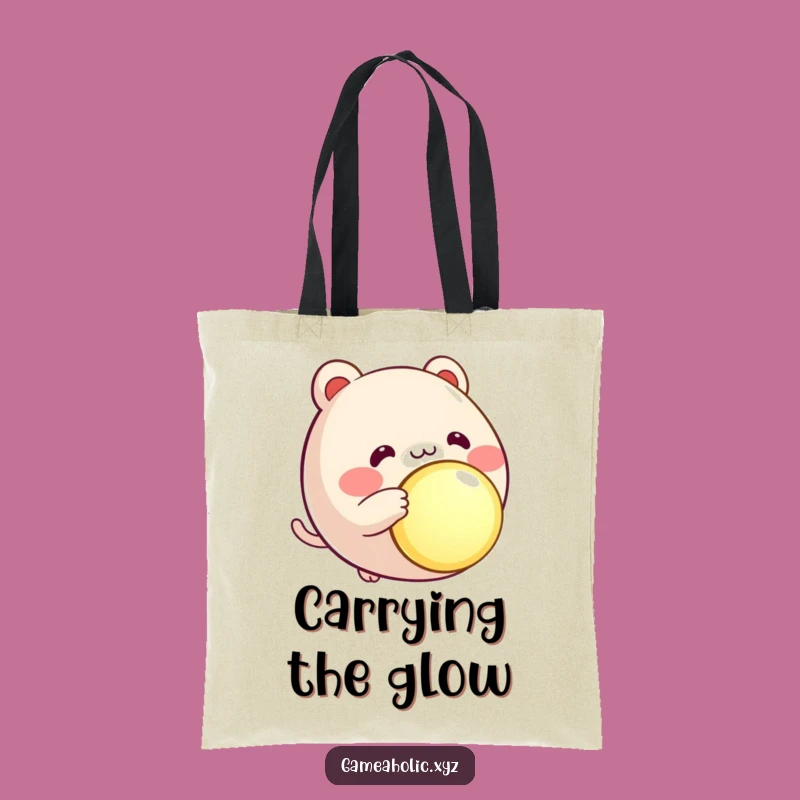 Funny Button Pusher Tote Bag: Carry Your Enthusiasm Everywhere!