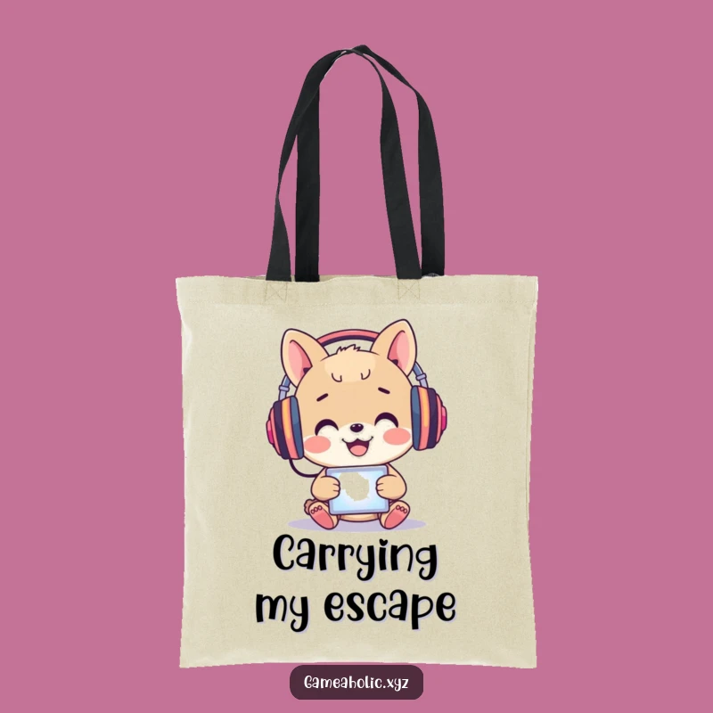 Funny Immersed Animal Tote Bag - Carry Your Happy Escape