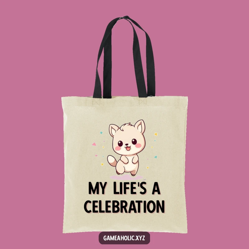 Funny Playful Animal Tote Bag: Carry Your Celebration Everywhere